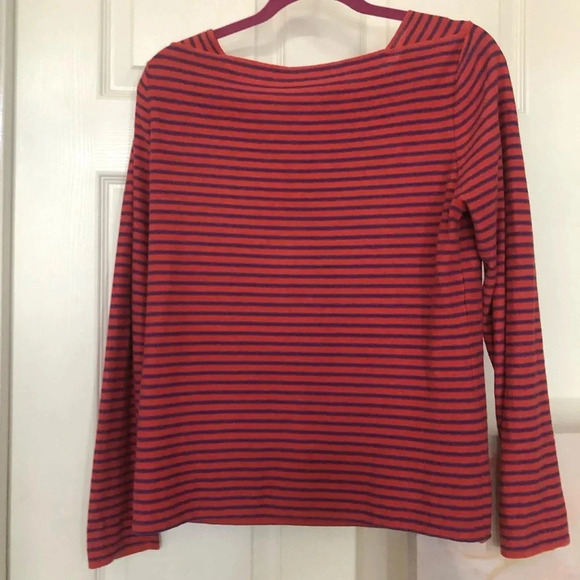 . J. McLaughlin Cotton Striped Tops for Women sz large - Picture 2 of 5